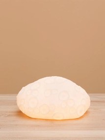Lampa de masa, din pulbere de piatra si rasina, Coral