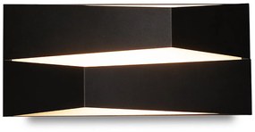 Aplica LED de perete design modern FUJI 14W neaga