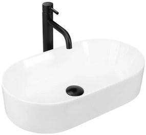 REA-U9108 - Lavoar LAYLA pentru blat 30x53 cm ceramică/alb lucios