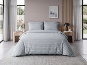 Lenjerie de pat din bumbac LINIE BLUE albastru-gri Dimensiune lenjerie de pat: 70 x 90 cm | 140 x 200 cm