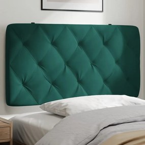 374717 vidaXL Pernă tăblie de pat, verde, 100 cm, catifea