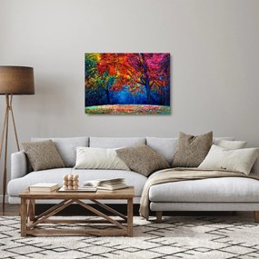 Tablou pe sticlă cu pictura naturii (70x50 cm)