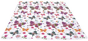 Set Alcam 2 perne microfibra 50x70 cm si pilota matlasata 220x200 cm, Papillons