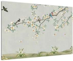 Tablou - Adunarea păsărilor (90x60 cm)