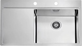 Chiuveta inox Alveus Pure 50 dreapta 86x53 cm