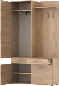 Set pentru hol, stejar artisan, LEVITO