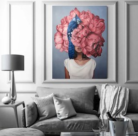 Tablou canvas Pink Blooming Mind 120x80 cm