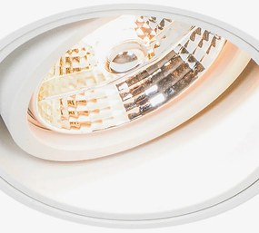 Spotlight modern îngropat alb fără rama - Impact 70