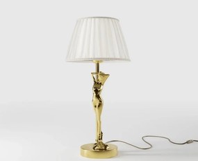Lampa de masa figura feminina din alama Donne