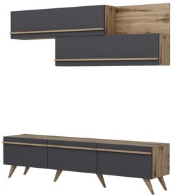 Mobilier living Amstel (antracit + Nuc). 1088821