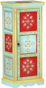 vidaXL Dulap înalt vopsit manual, 40x30x90 cm, lemn masiv de mango