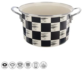 Orion Oală emailată Șah Lem, 3 l, diametru 20 cm