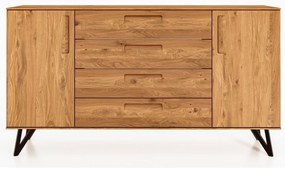 Comodă înaltă din stejar 182x100 cm Golo - The Beds