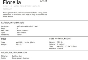 Decoratiune de perete design lux Fiorella