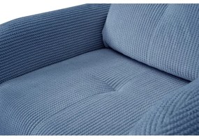 Fotoliu tapițat CLOUDY, albastru