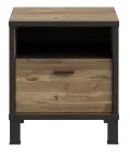 Noptieră OREN maro/negru