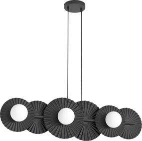 Lustră suspendată pe cablu UMBRA, 6x G9, 8W, 230V, negru