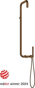 SILIA – Coloana de duș cu baterie de duș, finisaj Bronz periat (NQS_C4XM) 🚿✨