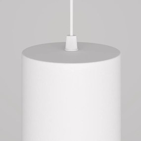 Pendul LED iluminat design tehnic Orlo D-7,9cm alb