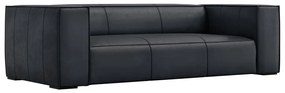 Canapea albastru-închis cu tapițerie din piele 227 cm Madame – Windsor &amp; Co Sofas