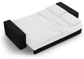 Canapea neagră extensibilă 247 cm Jodie – Micadoni Home