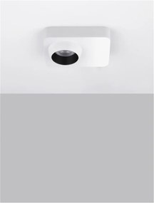 Spot LED aplicat stil minimalist KEDROS alb