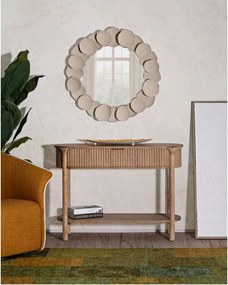 Masă consolă în culoare naturală din lemn de brad 40x110 cm Gothenburg – Mauro Ferretti