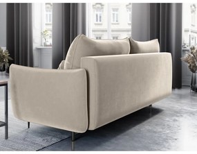 Canapea extensibilă cu spațiu de depozitare Cosmopolitan Design Vermont, bej