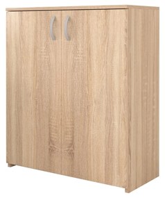 Comoda Creta, 2 Usi, Stejar Sonoma, 80 x 42 x 90 cm