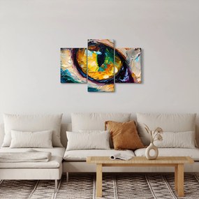 Tablou - Ochi de pisică Pictură (90x60 cm)