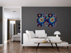 Tablou - 3D flori (90x60 cm)