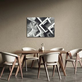 Tablou cu cuburi abstracte (70x50 cm)