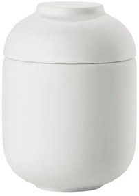 Organizator de baie alb pentru dischete demachiante din gresie ceramică Sensu – Zone