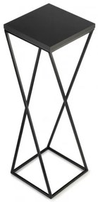 Suport pentru flori LOFT 70x24 cm negru