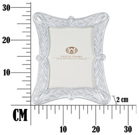 Ramă foto Mauro Ferretti X, 23,3 x 28,2 cm, argintiu