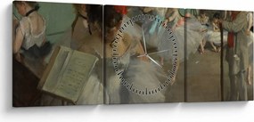 Tablou - Edgar Degas, The Dance Class, reproducere (cu ceas) (90x30 cm)
