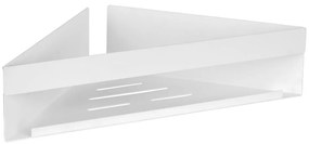 Raft pentru baie alb mat autoadeziv, pentru colț cu Turbo-Loc din oțel inoxidabil Genova – Wenko