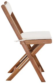 Set mobilier de gradina pliabil Culoare crem, CHINO