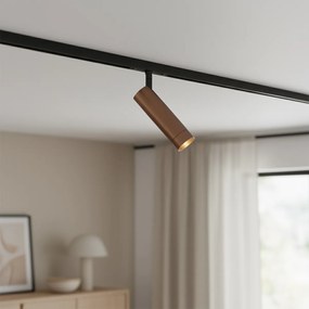 Spot modern bronz închis pentru sistem de șină monofazat GU10 35mm - Slimline Uzzy
