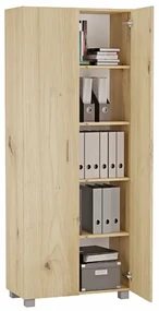 Dulap de birou pentru dosare - Stejar Artisan