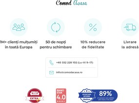 Cearsaf Frotir cu elastic 90x200 cm galben deschis