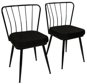 Set 2 scaune Ypsilon (Negru). 1073155