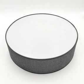 Plafonieră SIRJA 2xE27/15W/230V, diametru 45 cm, gri