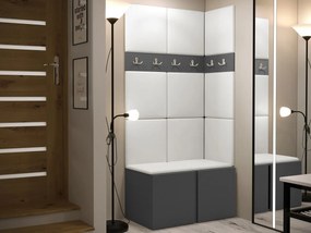 Mobilier hol Tovenaz I (grafit + Alb) . 1104737
