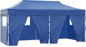 vidaXL Cort pentru Petreceri albastru 291 x 580 x 315 cm
