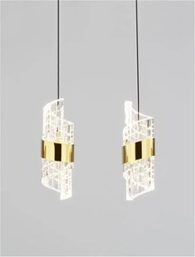 Lustra cu 5 pendule LED design modern Seneca