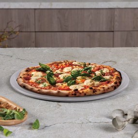 Tava pizza 36 cm Taupe Berlinger Haus BH 7925, antiaderenta, gri