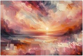 Tablou - Răsărit pictat (90x60 cm)