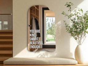 Autocolant pentru oglindă S23 – You are kind, smart, beautiful, enough.