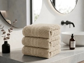 Prosop Classic 50 x 100 cm crem, 100% bumbac